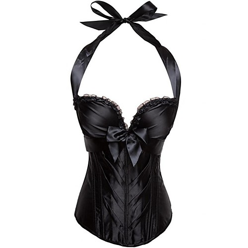 Women's Lace Up Overbust Corset - Solid Colored, Bow / Modern Style Black White Red S M L
Women's Lace Up Overbust Corset - Solid Colored, Bow / Modern Style Black White Red S M L