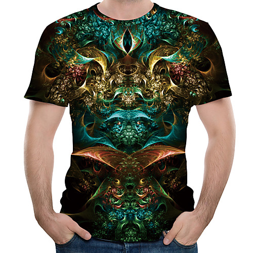 Men's Plus Size Abstract Graphic Print T-shirt - Cotton Round Neck Black
Men's Plus Size Abstract Graphic Print T-shirt - Cotton Round Neck Black