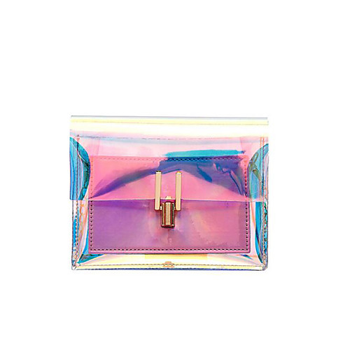 Women's Chain PVC(PolyVinyl Chloride) / PVC Crossbody Bag Laser Jelly Bags Blushing Pink / Silver / Blue
Women's Chain PVC(PolyVinyl Chloride) / PVC Crossbody Bag Laser Jelly Bags Blushing Pink / Silver / Blue
