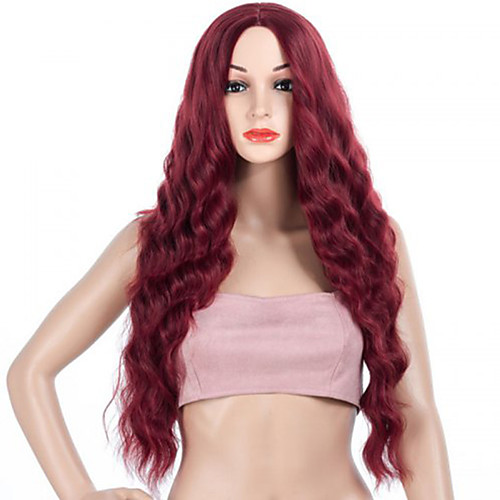 Synthetic Wig Curly Middle Part Wig Burgundy Long Black / Gold Black / Burgundy Synthetic Hair 26 inch Women's Fashionable Design Women Synthetic Black Burgundy
Synthetic Wig Curly Middle Part Wig Burgundy Long Black / Gold Black / Burgundy Synthetic Hair 26 inch Women's Fashionable Design Women Synthetic Black Burgundy