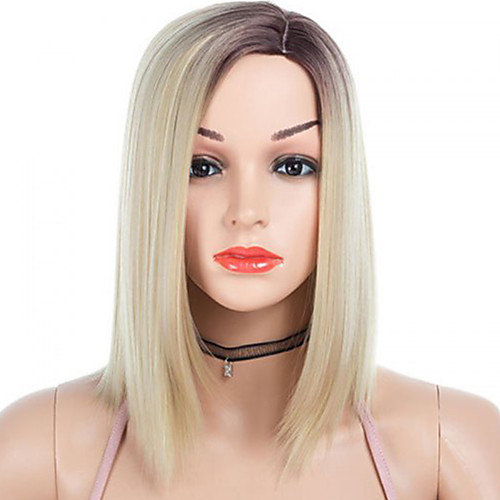 Synthetic Wig kinky Straight Side Part Wig Medium Length Brown / White Grey Synthetic Hair 14 inch Women's Fashionable Design Smooth Women Light Brown Gray
Synthetic Wig kinky Straight Side Part Wig Medium Length Brown / White Grey Synthetic Hair 14 inch Women's Fashionable Design Smooth Women Light Brown Gray