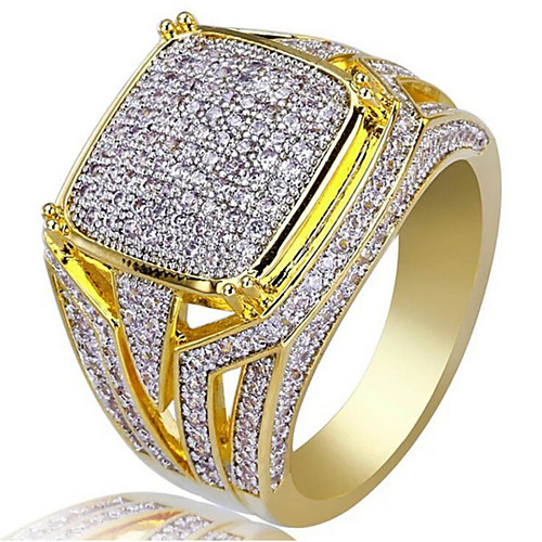 Men's Ring Cubic Zirconia 1pc Gold 18K Gold Plated Square Stylish Party Daily Jewelry Classic Joy Cool
Men's Ring Cubic Zirconia 1pc Gold 18K Gold Plated Square Stylish Party Daily Jewelry Classic Joy Cool