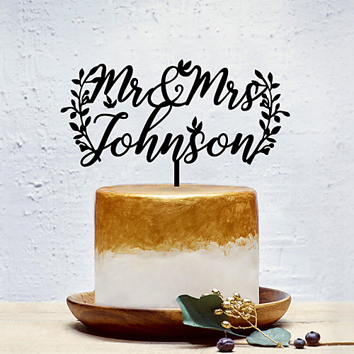 Cake Topper Floral Theme / Classic Theme / Creative Personalized / Romantic Acrylic Wedding / Party Evening with Solid 1 pcs OPP
Cake Topper Floral Theme / Classic Theme / Creative Personalized / Romantic Acrylic Wedding / Party Evening with Solid 1 pcs OPP