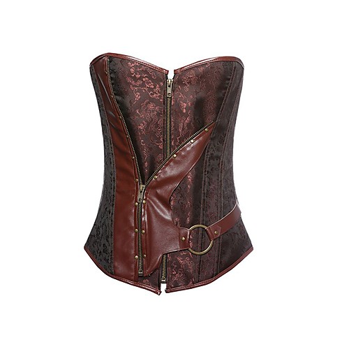 Women's Zipper Underbust Corset / Overbust Corset - Print, Modern Style Brown S M L
Women's Zipper Underbust Corset / Overbust Corset - Print, Modern Style Brown S M L