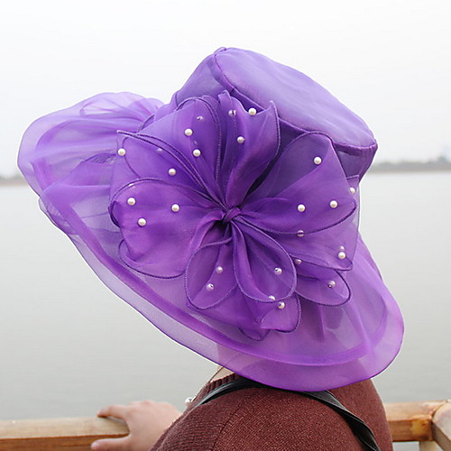 Women's Kentucky Derby Party Polyester Sun Hat-Solid Colored Purple Yellow Light Brown
Women's Kentucky Derby Party Polyester Sun Hat-Solid Colored Purple Yellow Light Brown