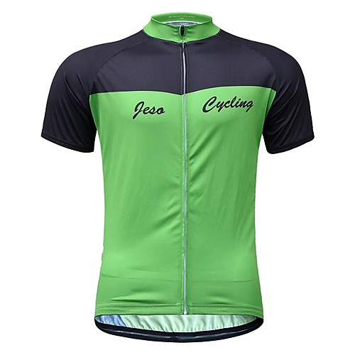 JESOCYCLING Men's Short Sleeve Cycling Jersey Green Patchwork Bike Jersey Top Mountain Bike MTB Road Bike Cycling Breathable Quick Dry Sweat-wicking Sports Clothing Apparel / Stretchy
JESOCYCLING Men's Short Sleeve Cycling Jersey Green Patchwork Bike Jersey Top Mountain Bike MTB Road Bike Cycling Breathable Quick Dry Sweat-wicking Sports Clothing Apparel / Stretchy