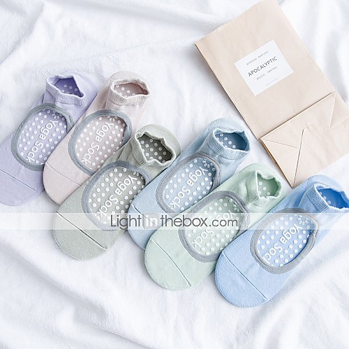 Athletic Sports Socks Yoga Socks Barre Socks 1 Pair Women's Socks Grip Socks Non Slip Yoga Pilates Barre Sports Solid Colored Classic Sports and Outdoors Cotton / nylon with a hint of stretch Violet
Athletic Sports Socks Yoga Socks Barre Socks 1 Pair Women's Socks Grip Socks Non Slip Yoga Pilates Barre Sports Solid Colored Classic Sports and Outdoors Cotton / nylon with a hint of stretch Violet