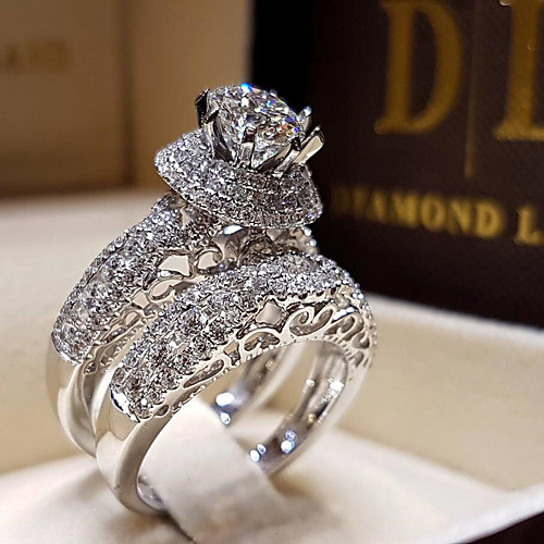 Women Engagement Ring Cubic Zirconia Solitaire White Gold Plated Alloy Luxury 1pc 6 7 8 9 10 / Women's / Wedding
Women Engagement Ring Cubic Zirconia Solitaire White Gold Plated Alloy Luxury 1pc 6 7 8 9 10 / Women's / Wedding