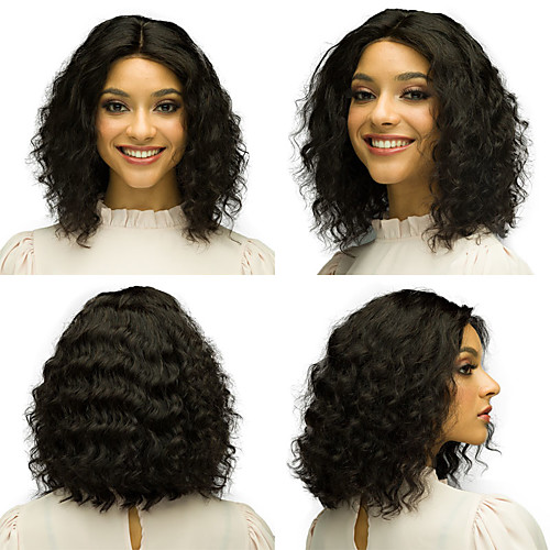 Human Hair Wig Short Deep Wave Bob Middle Part Party Women Best Quality Lace Front Brazilian Hair Women's Black#1B 8 inch 10 inch 12 inch
Human Hair Wig Short Deep Wave Bob Middle Part Party Women Best Quality Lace Front Brazilian Hair Women's Black#1B 8 inch 10 inch 12 inch