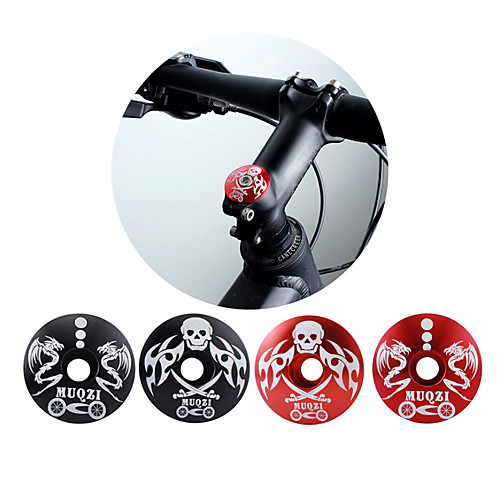 

Bike Headset Cap / Cover Mountain Bike / MTB / Mountain Bike MTB / Road Cycling Lightweight / Durable / Easy to Install Aluminum Alloy Black / Red / Black-white