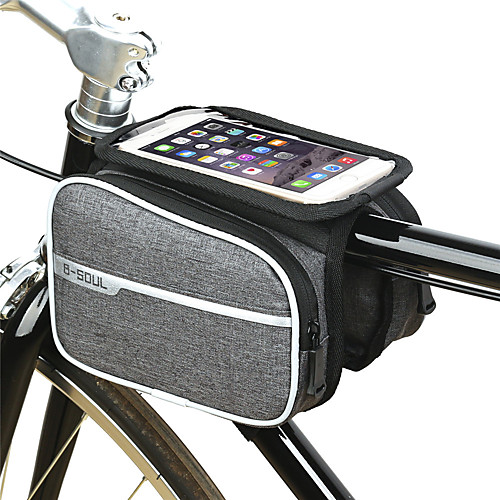 B-SOUL Cell Phone Bag Bike Frame Bag Top Tube 6.2 inch Touch Screen Portable Cycling for Samsung Galaxy S6 Samsung Galaxy S6 edge LG G3 Black Dark Gray Road Bike Mountain Bike MTB Outdoor / iPhone XS
B-SOUL Cell Phone Bag Bike Frame Bag Top Tube 6.2 inch Touch Screen Portable Cycling for Samsung Galaxy S6 Samsung Galaxy S6 edge LG G3 Black Dark Gray Road Bike Mountain Bike MTB Outdoor / iPhone XS