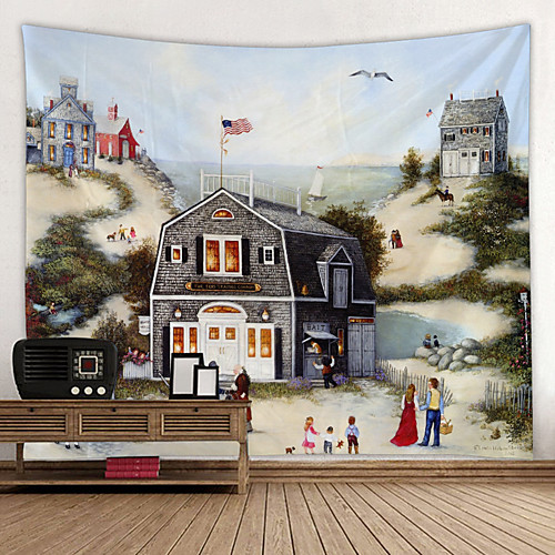 Oil Painting Style Wall Tapestry Art Decor Blanket Curtain Hanging Home Bedroom Living Room Decoration Realistic Landscape House
Oil Painting Style Wall Tapestry Art Decor Blanket Curtain Hanging Home Bedroom Living Room Decoration Realistic Landscape House