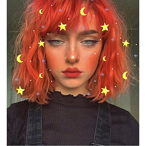 Synthetic Wig Natural Wave Rihanna Bob Wig Short Orange Synthetic Hair 12inch Women's Synthetic New Lovely Rose Pink / Natural Hairline / Doll Wig / Natural Hairline
Synthetic Wig Natural Wave Rihanna Bob Wig Short Orange Synthetic Hair 12inch Women's Synthetic New Lovely Rose Pink / Natural Hairline / Doll Wig / Natural Hairline