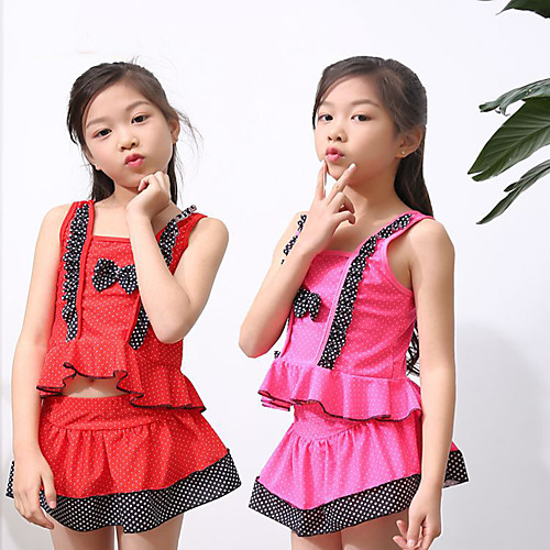 Girls' Two Piece Swimsuit Elastane Swimwear UV Sun Protection Quick Dry Sleeveless 2-Piece - Swimming Patchwork Spring Summer / High Elasticity / Kid's
Girls' Two Piece Swimsuit Elastane Swimwear UV Sun Protection Quick Dry Sleeveless 2-Piece - Swimming Patchwork Spring Summer / High Elasticity / Kid's