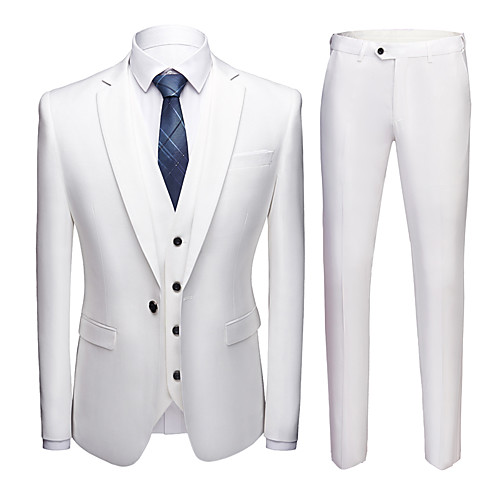 Tuxedos Standard Fit Notch Single Breasted One-button Polyester Solid Colored
Tuxedos Standard Fit Notch Single Breasted One-button Polyester Solid Colored