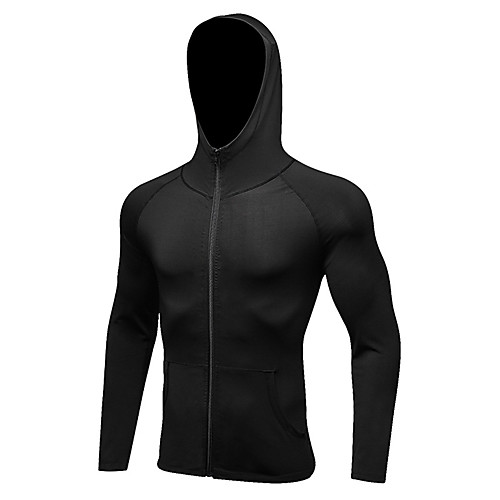 YUERLIAN Men's Long Sleeve Hoodie Sweatshirt Outerwear Hoodie Athleisure Wear Athletic Summer Windproof UV Resistant Quick Dry Fitness Gym Workout Running Sportswear Solid Colored Black Dark Navy Gray
YUERLIAN Men's Long Sleeve Hoodie Sweatshirt Outerwear Hoodie Athleisure Wear Athletic Summer Windproof UV Resistant Quick Dry Fitness Gym Workout Running Sportswear Solid Colored Black Dark Navy Gray