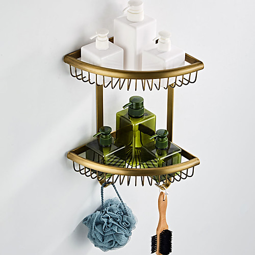 Bathroom Shelf Multilayer / New Design Antique / Country Brass 1pc - Bathroom / Hotel bath Double Wall Mounted
Bathroom Shelf Multilayer / New Design Antique / Country Brass 1pc - Bathroom / Hotel bath Double Wall Mounted