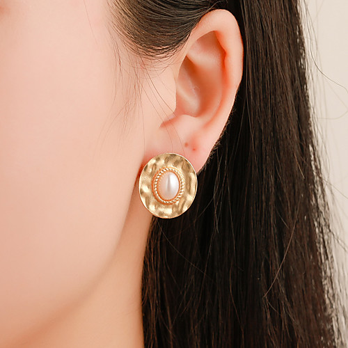 Women's Earrings Holiday Wedding Birthday Romantic Earrings Jewelry Gold For Date Street Festival 1 Pair
Women's Earrings Holiday Wedding Birthday Romantic Earrings Jewelry Gold For Date Street Festival 1 Pair