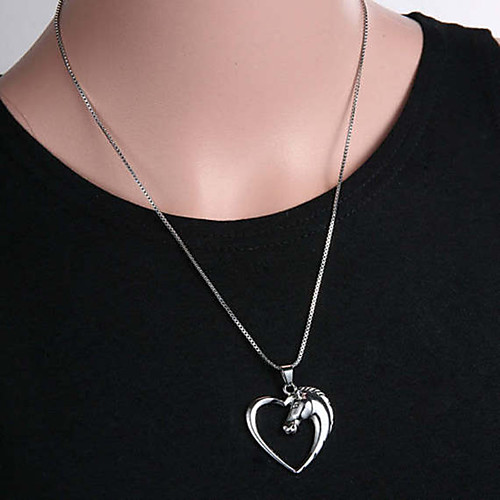 Women's Necklace Charm Necklace Horse Chrome Gold Silver 46 cm Necklace Jewelry 1pc For Street Daily Holiday School Festival
Women's Necklace Charm Necklace Horse Chrome Gold Silver 46 cm Necklace Jewelry 1pc For Street Daily Holiday School Festival