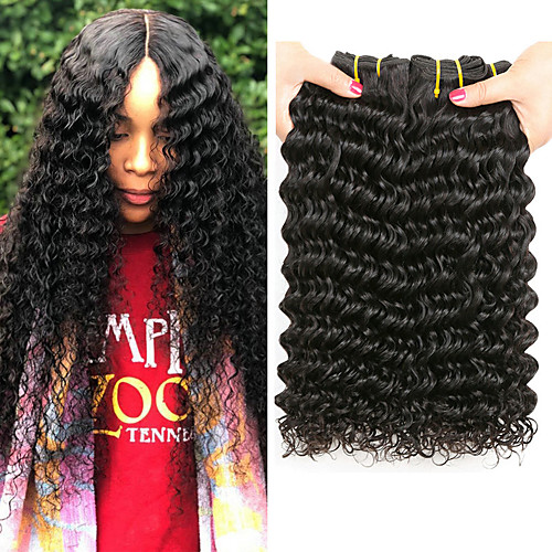 3 Bundles Brazilian Hair Deep Wave Remy Human Hair 150 g Natural Color Hair Weaves / Hair Bulk Bundle Hair Human Hair Extensions 8-28 inch Natural Color Human Hair Weaves Odor Free Sexy Lady Thick
3 Bundles Brazilian Hair Deep Wave Remy Human Hair 150 g Natural Color Hair Weaves / Hair Bulk Bundle Hair Human Hair Extensions 8-28 inch Natural Color Human Hair Weaves Odor Free Sexy Lady Thick