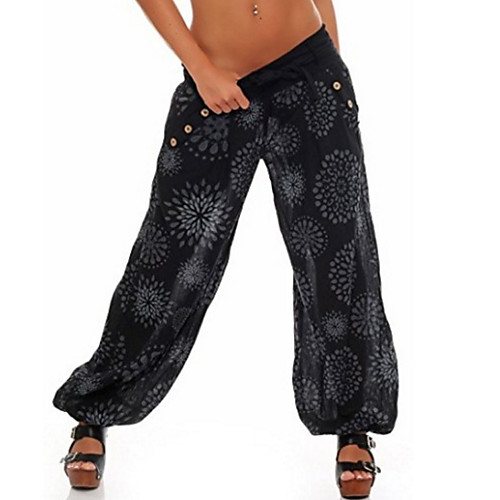 Women's Basic Plus Size Daily Wear Loose Bloomers Pants - Floral Floral Fashion Winter Black Blue Light Green M / L / XL
Women's Basic Plus Size Daily Wear Loose Bloomers Pants - Floral Floral Fashion Winter Black Blue Light Green M / L / XL