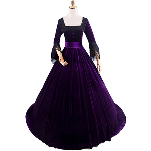 Princess Maria Antonietta Rococo Victorian Vacation Dress Dress Party Costume Costume Prom Dress Women's Cotton Costume Purple Vintage Cosplay Masquerade Party & Evening Long Sleeve Floor Length Long
Princess Maria Antonietta Rococo Victorian Vacation Dress Dress Party Costume Costume Prom Dress Women's Cotton Costume Purple Vintage Cosplay Masquerade Party & Evening Long Sleeve Floor Length Long