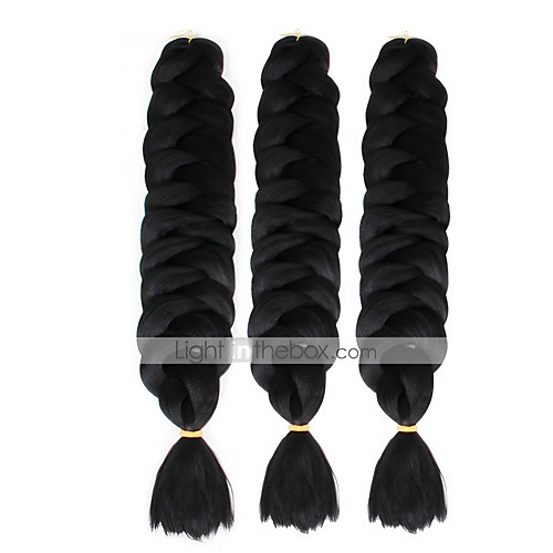 Crochet Hair Braids Jumbo Box Braids Natural Color Synthetic Hair Braiding Hair 3 Pieces Heat Resistant
Crochet Hair Braids Jumbo Box Braids Natural Color Synthetic Hair Braiding Hair 3 Pieces Heat Resistant