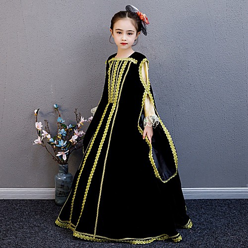 Princess Maria Antonietta Rococo Victorian Medieval Vacation Dress Dress Outfits Costume Prom Dress Girls' Kid's Costume Black Vintage Cosplay Party / Evening Birthday Party Birthday A-Line
Princess Maria Antonietta Rococo Victorian Medieval Vacation Dress Dress Outfits Costume Prom Dress Girls' Kid's Costume Black Vintage Cosplay Party / Evening Birthday Party Birthday A-Line