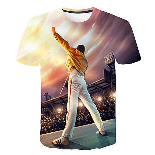 Men's T shirt Graphic Portrait Plus Size Print Short Sleeve Daily Tops Basic Rainbow
Men's T shirt Graphic Portrait Plus Size Print Short Sleeve Daily Tops Basic Rainbow