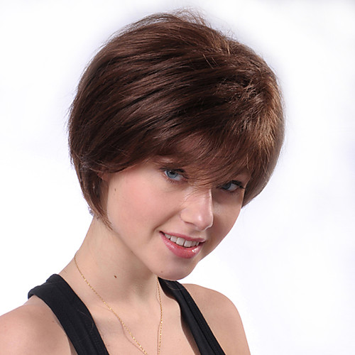 Human Hair Blend Wig Short Natural Straight Pixie Cut Brown New Comfortable African American Wig Capless Women's All Brown
Human Hair Blend Wig Short Natural Straight Pixie Cut Brown New Comfortable African American Wig Capless Women's All Brown