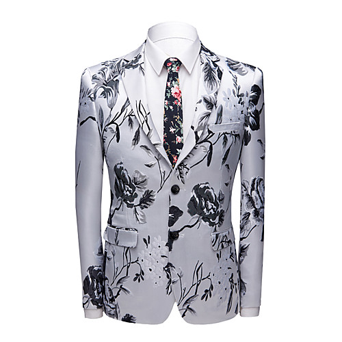 Men's Geometric Active Spring & Fall Notch lapel collar Jacket Regular Party Long Sleeve Polyester Coat Tops White
Men's Geometric Active Spring & Fall Notch lapel collar Jacket Regular Party Long Sleeve Polyester Coat Tops White
