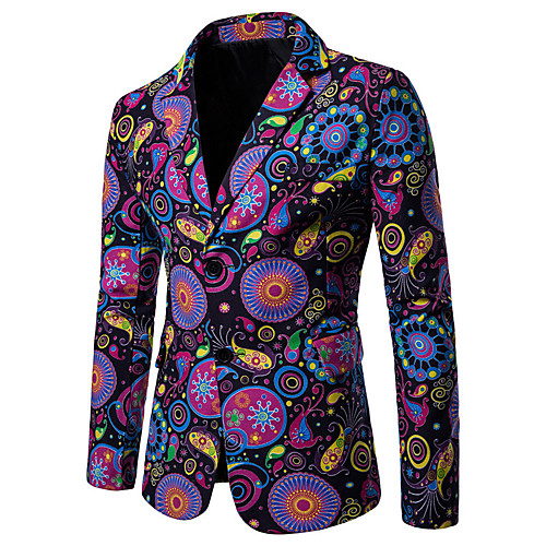 Rainbow Geometric / Rainbow Regular Fit Cotton / Linen Men's Suit - Notch lapel collar / Plus Size
Rainbow Geometric / Rainbow Regular Fit Cotton / Linen Men's Suit - Notch lapel collar / Plus Size