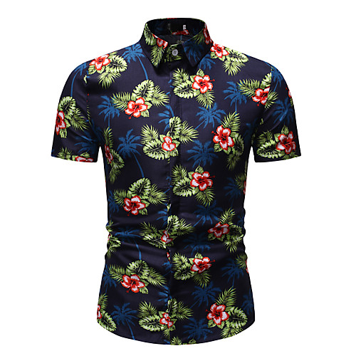 Men's Shirt Graphic Floral Print Short Sleeve Athleisure Tops Basic Streetwear Rainbow
Men's Shirt Graphic Floral Print Short Sleeve Athleisure Tops Basic Streetwear Rainbow