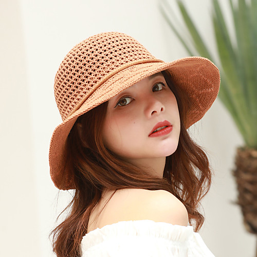Women's Active Basic Cute Cotton Polyester Sun Hat-Solid Colored Spring Summer Light Brown Blushing Pink Light gray
Women's Active Basic Cute Cotton Polyester Sun Hat-Solid Colored Spring Summer Light Brown Blushing Pink Light gray