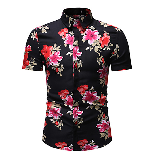 Men's Shirt Graphic Floral Print Short Sleeve Athleisure Tops Basic Streetwear Rainbow
Men's Shirt Graphic Floral Print Short Sleeve Athleisure Tops Basic Streetwear Rainbow