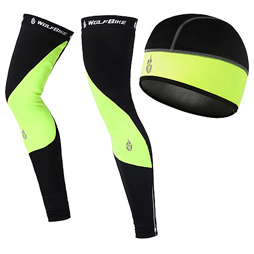Two-piece Suit WOSAWE Leg Warmers / Knee Warmers Skull Cap Beanie Hat Patchwork UPF 50 Thermal / Warm Lightweight Bike Black Green / Black Black / White Fleece Winter for Men's Teen Adults' Road Bike
Two-piece Suit WOSAWE Leg Warmers / Knee Warmers Skull Cap Beanie Hat Patchwork UPF 50 Thermal / Warm Lightweight Bike Black Green / Black Black / White Fleece Winter for Men's Teen Adults' Road Bike