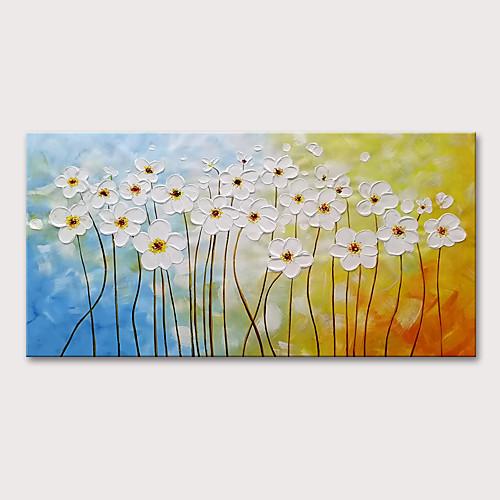 Oil Painting Hand Painted Horizontal Abstract Floral / Botanical Modern Stretched Canvas
Oil Painting Hand Painted Horizontal Abstract Floral / Botanical Modern Stretched Canvas