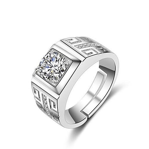 Open Cuff Ring Classic Silver Brass Rhinestone Silver Plated Precious Stylish Simple 1pc Adjustable / Men's / Open Ring / Adjustable Ring
Open Cuff Ring Classic Silver Brass Rhinestone Silver Plated Precious Stylish Simple 1pc Adjustable / Men's / Open Ring / Adjustable Ring