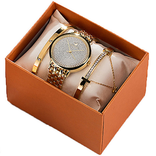 Women's Quartz Watches Analog Quartz Gift Set Fashion Chronograph Cute Casual Watch / Two Years / Stainless Steel / Japanese
Women's Quartz Watches Analog Quartz Gift Set Fashion Chronograph Cute Casual Watch / Two Years / Stainless Steel / Japanese