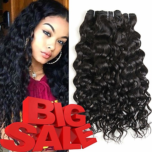 3 Bundles Brazilian Hair Water Wave 100% Remy Hair Weave Bundles 300 g Natural Color Hair Weaves / Hair Bulk Bundle Hair One Pack Solution 8-28 inch Natural Color Human Hair Weaves Cosplay Thick
3 Bundles Brazilian Hair Water Wave 100% Remy Hair Weave Bundles 300 g Natural Color Hair Weaves / Hair Bulk Bundle Hair One Pack Solution 8-28 inch Natural Color Human Hair Weaves Cosplay Thick