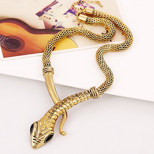 Women's Choker Necklace Snake Chrome Gold Silver 455 cm Necklace Jewelry 1pc For Carnival
Women's Choker Necklace Snake Chrome Gold Silver 455 cm Necklace Jewelry 1pc For Carnival