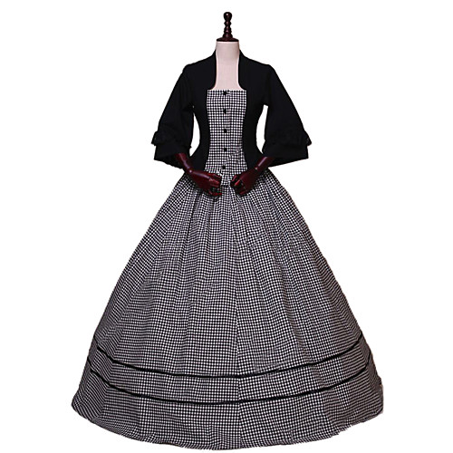 Princess Maria Antonietta Rococo Victorian Vacation Dress Dress Party Costume Costume Prom Dress Women's Cotton Costume Black Vintage Cosplay Masquerade Party & Evening Long Sleeve Floor Length Long
Princess Maria Antonietta Rococo Victorian Vacation Dress Dress Party Costume Costume Prom Dress Women's Cotton Costume Black Vintage Cosplay Masquerade Party & Evening Long Sleeve Floor Length Long