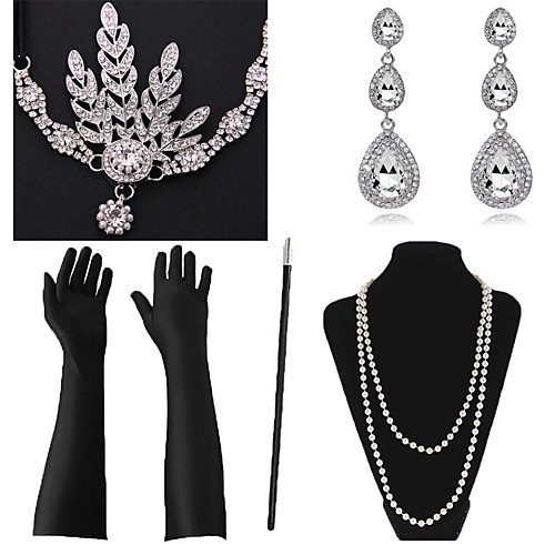 Necklace Earrings Costume Accessory Sets Outfits Masquerade Retro Vintage 1920s The Great Gatsby Artificial feather For The Great Gatsby Cosplay Halloween Carnival Women's Costume Jewelry Fashion
Necklace Earrings Costume Accessory Sets Outfits Masquerade Retro Vintage 1920s The Great Gatsby Artificial feather For The Great Gatsby Cosplay Halloween Carnival Women's Costume Jewelry Fashion