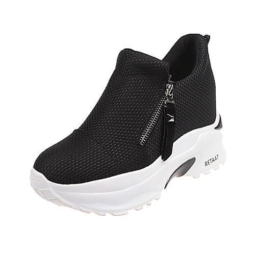 Women's Canvas Spring & Summer Casual Sneakers Hidden Heel Round Toe Black / Red
Women's Canvas Spring & Summer Casual Sneakers Hidden Heel Round Toe Black / Red