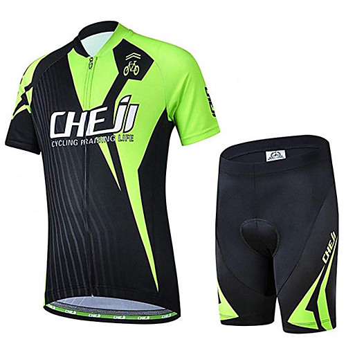 Malciklo Girls' Short Sleeve Cycling Jersey with Shorts - Kid's Black / Yellow Black / White Black / Green Stripes Bike Clothing Suit Breathable Quick Dry Moisture Wicking Sports Stripes Mountain
Malciklo Girls' Short Sleeve Cycling Jersey with Shorts - Kid's Black / Yellow Black / White Black / Green Stripes Bike Clothing Suit Breathable Quick Dry Moisture Wicking Sports Stripes Mountain