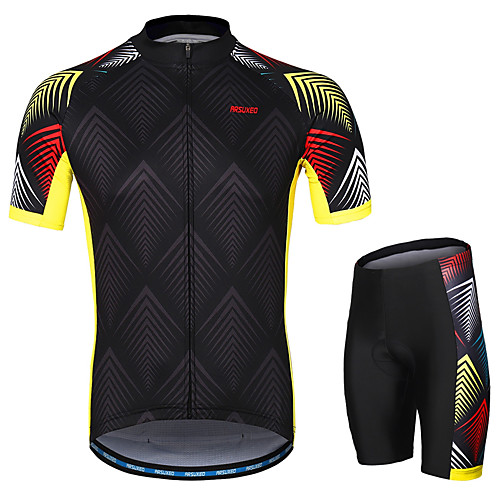 Arsuxeo Men's Short Sleeves Cycling Jersey with Shorts Black Argyle Bike Clothing Suit 3D Pad Moisture Wicking Sports Argyle Mountain Bike MTB Road Bike Cycling Clothing Apparel / Micro-elastic
Arsuxeo Men's Short Sleeves Cycling Jersey with Shorts Black Argyle Bike Clothing Suit 3D Pad Moisture Wicking Sports Argyle Mountain Bike MTB Road Bike Cycling Clothing Apparel / Micro-elastic