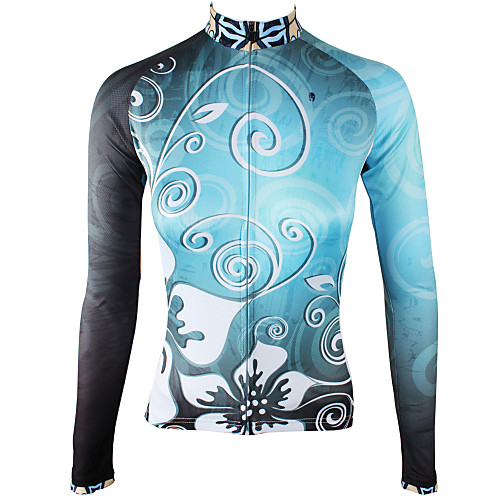 ILPALADINO Women's Long Sleeve Cycling Jersey Winter Fleece Elastane Sky Blue Floral Botanical Bike Jersey Top Mountain Bike MTB Road Bike Cycling Thermal / Warm Fleece Lining Ultraviolet Resistant
ILPALADINO Women's Long Sleeve Cycling Jersey Winter Fleece Elastane Sky Blue Floral Botanical Bike Jersey Top Mountain Bike MTB Road Bike Cycling Thermal / Warm Fleece Lining Ultraviolet Resistant