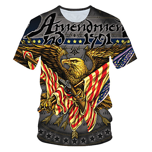 Men's 3D Graphic Print T-shirt Street chic Exaggerated Daily Wear Club Round Neck Gray / Short Sleeve / Animal
Men's 3D Graphic Print T-shirt Street chic Exaggerated Daily Wear Club Round Neck Gray / Short Sleeve / Animal