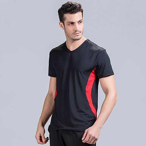 Men's Short Sleeve Running Shirt Patchwork Tee Tshirt Top Breathable Quick Dry Soft Fitness Gym Workout Running Sportswear Plus Size Black / Red Blue Black / Green Activewear Micro-elastic
Men's Short Sleeve Running Shirt Patchwork Tee Tshirt Top Breathable Quick Dry Soft Fitness Gym Workout Running Sportswear Plus Size Black / Red Blue Black / Green Activewear Micro-elastic