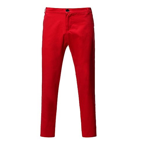 Men's Basic Slim Chinos Pants - Solid Colored White Black Red US38 / UK38 / EU46 / US40 / UK40 / EU48 / US42 / UK42 / EU50
Men's Basic Slim Chinos Pants - Solid Colored White Black Red US38 / UK38 / EU46 / US40 / UK40 / EU48 / US42 / UK42 / EU50